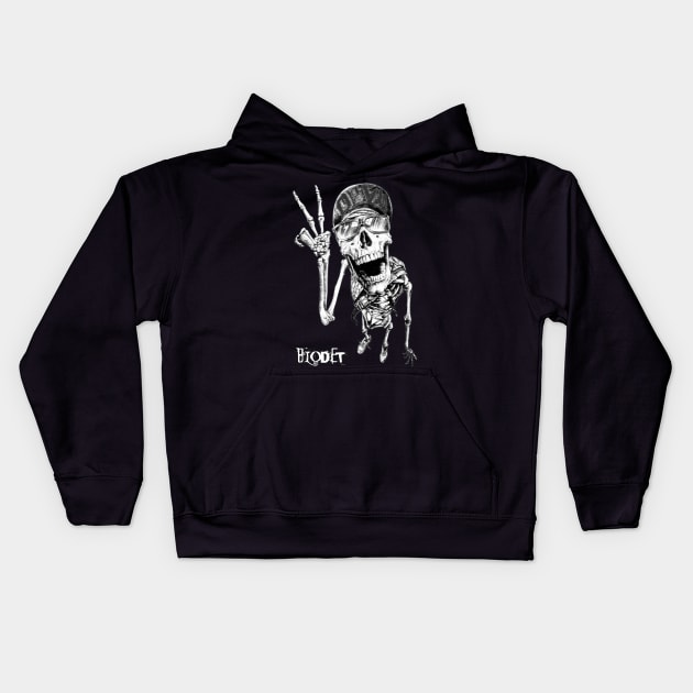 obey skull Blodet Kids Hoodie by Alfabeth Kids